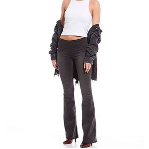 Free People Flared Pull-On Jeans